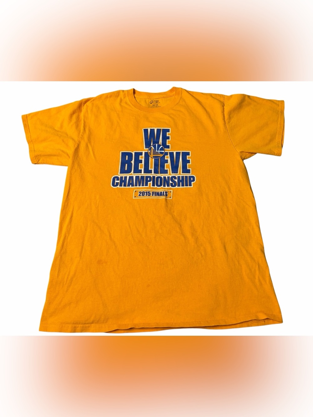 🏀 Golden State Warriors "We Believe" 2015 Finals Championship t-shirt size large